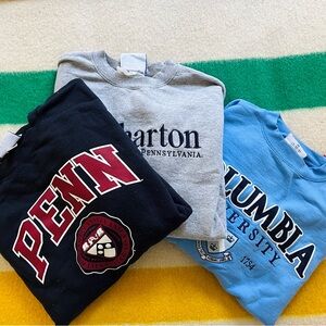 ✨ College Sweatshirt Bundle - 3 Sweatshirts ✨